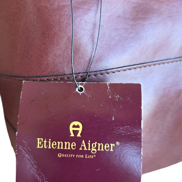 Leather Purse In Tobacco Shade - Picture 3 of 11